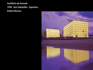 Auditório de Kursaal 1998 . San Sebastián . Espanha. Rafael Moneo . 