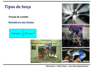 Tipos de força Forças de contato Resistência dos fluidos 