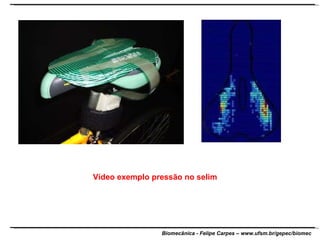Vídeo exemplo pressão no selim 