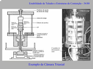 Estabilidade de Taludes e Estruturas de Contenção - 54/80

Exemplo de Câmara Triaxial

 