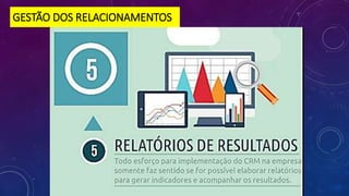 GESTÃO DOS RELACIONAMENTOS
 