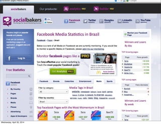 Wednesday, April 30, 2014
 