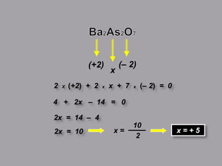 (+2) (– 2)
2 X (+2) + 2 x x + 7 x (– 2) = 0
x
10
2
x =
4 + 2x – 14 = 0
2x = 14 – 4
2x = 10 x = + 5
 