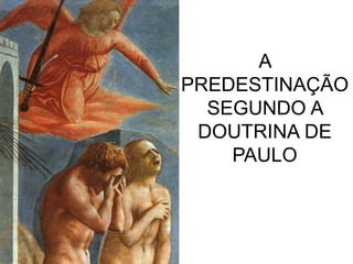 A
PREDESTINAÇÃO
SEGUNDO A
DOUTRINA DE
PAULO
 