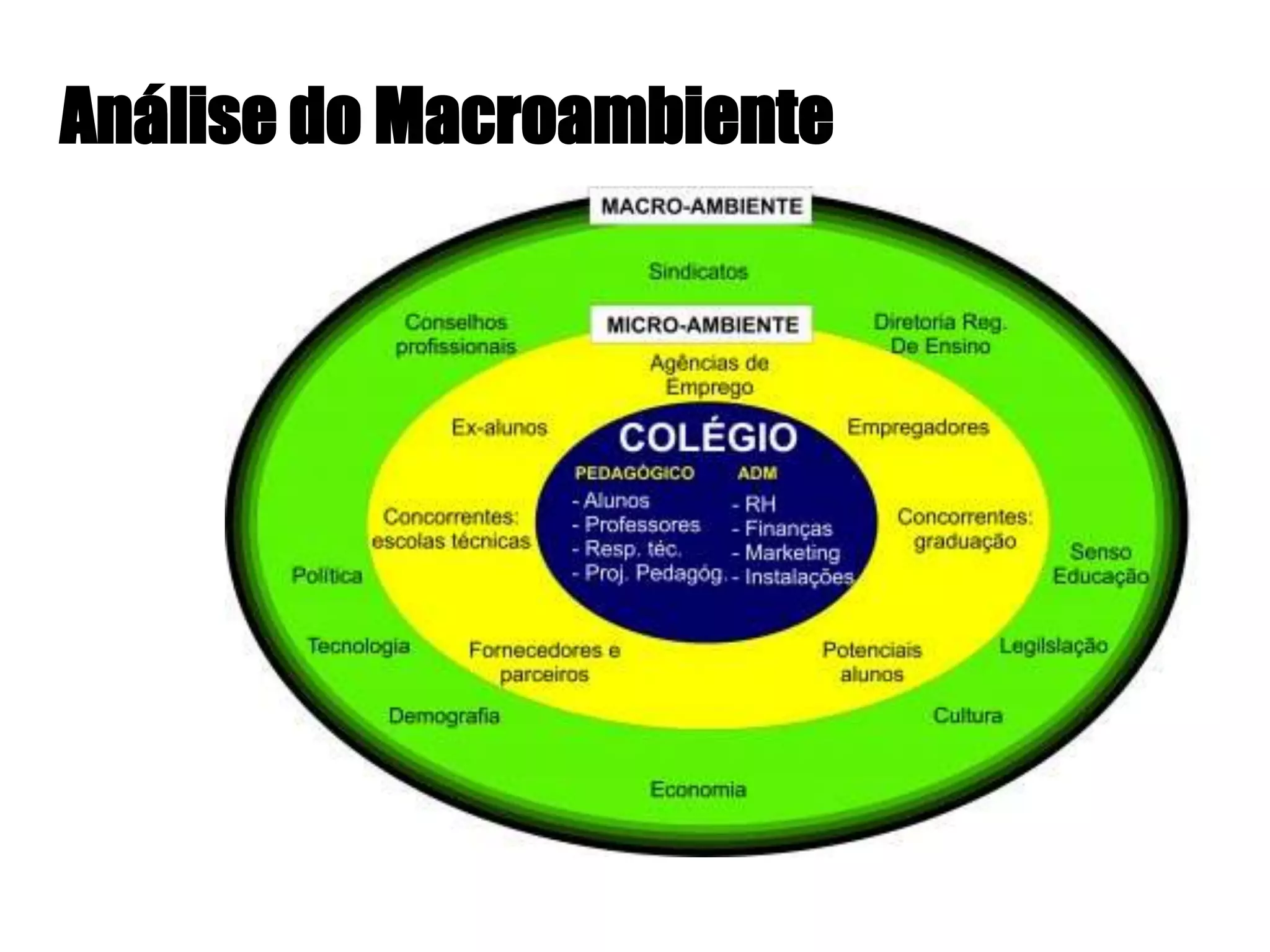 	Análise do Macroambiente 
