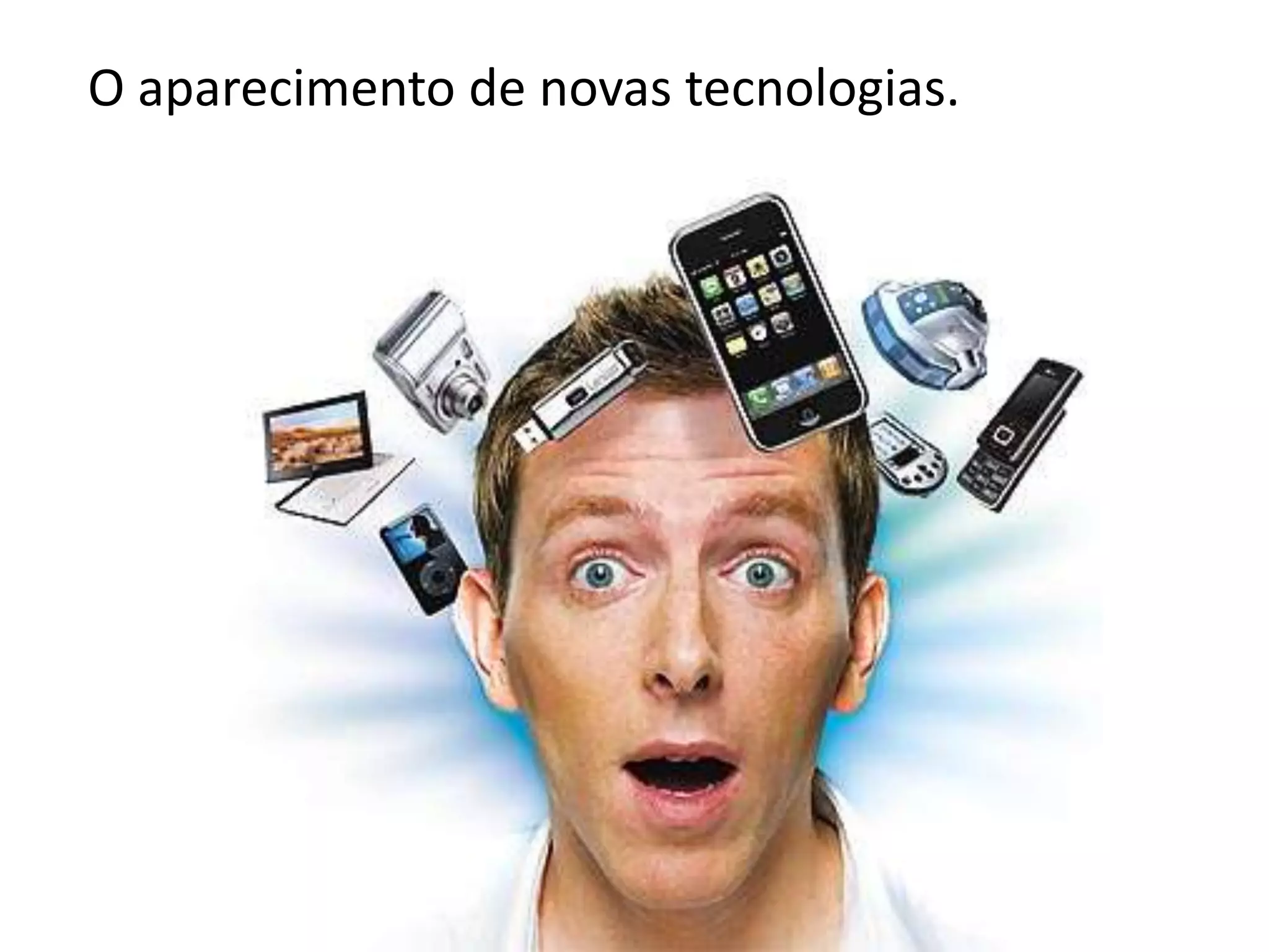 O aparecimento de novas tecnologias. 