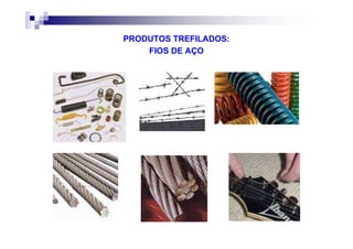 PRODUTOS TREFILADOS:
FIOS DE AÇO
 