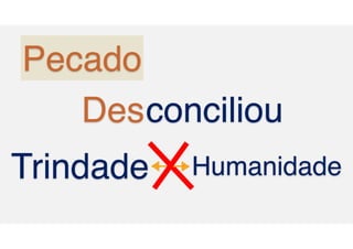 conciliou
Pecado
Trindade Humanidade
Des
 