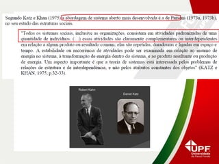 TEORIA GERAL DE SISTEMAS.
 