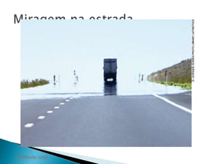 D. LEVESQUE/SCIENCE PHOTO LIBRARY/LATINSTOCK 
2 Reflexão total 
 