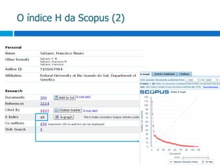 O índice H da Scopus (2)