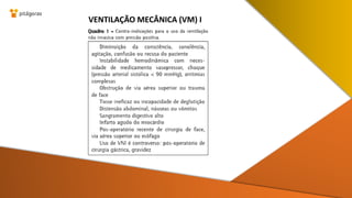 VENTILAÇÃO MECÂNICA (VM) I
 