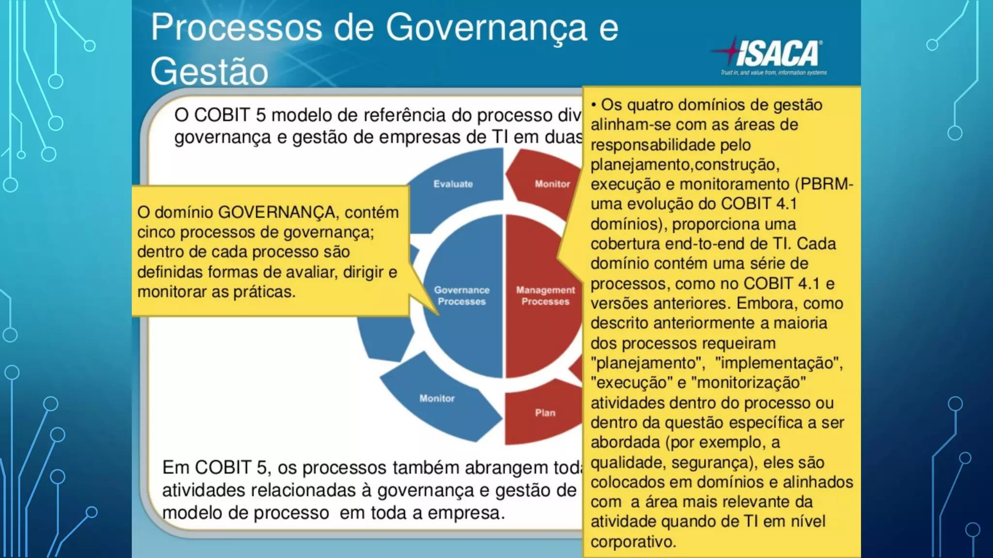 Governança de TI - Aula7 - COBIT 4.1 X COBIT 5