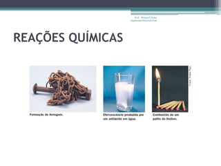 http://quimicasemmedo.blogspot.com/




Cálculos Químicos
                                       Estequiometria

                                          Prof. Maiquel Vieira
                                       engmaiquel@gmail.com




                                                                 Enem
ELABORAÇÃO: Prof. Máiquel Vieira
 
