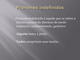 Cefet/Coltec Aula 8 Especial: Pronomes | PPT