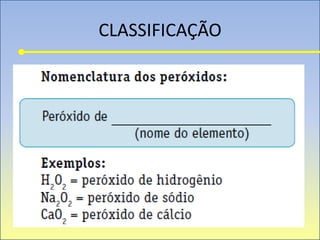 CLASSIFICAÇÃO
 