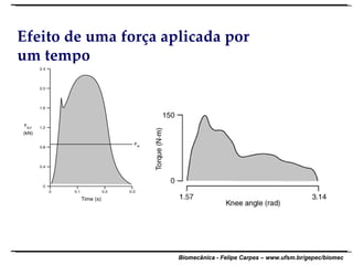 Efeito de uma força aplicada por um tempo 