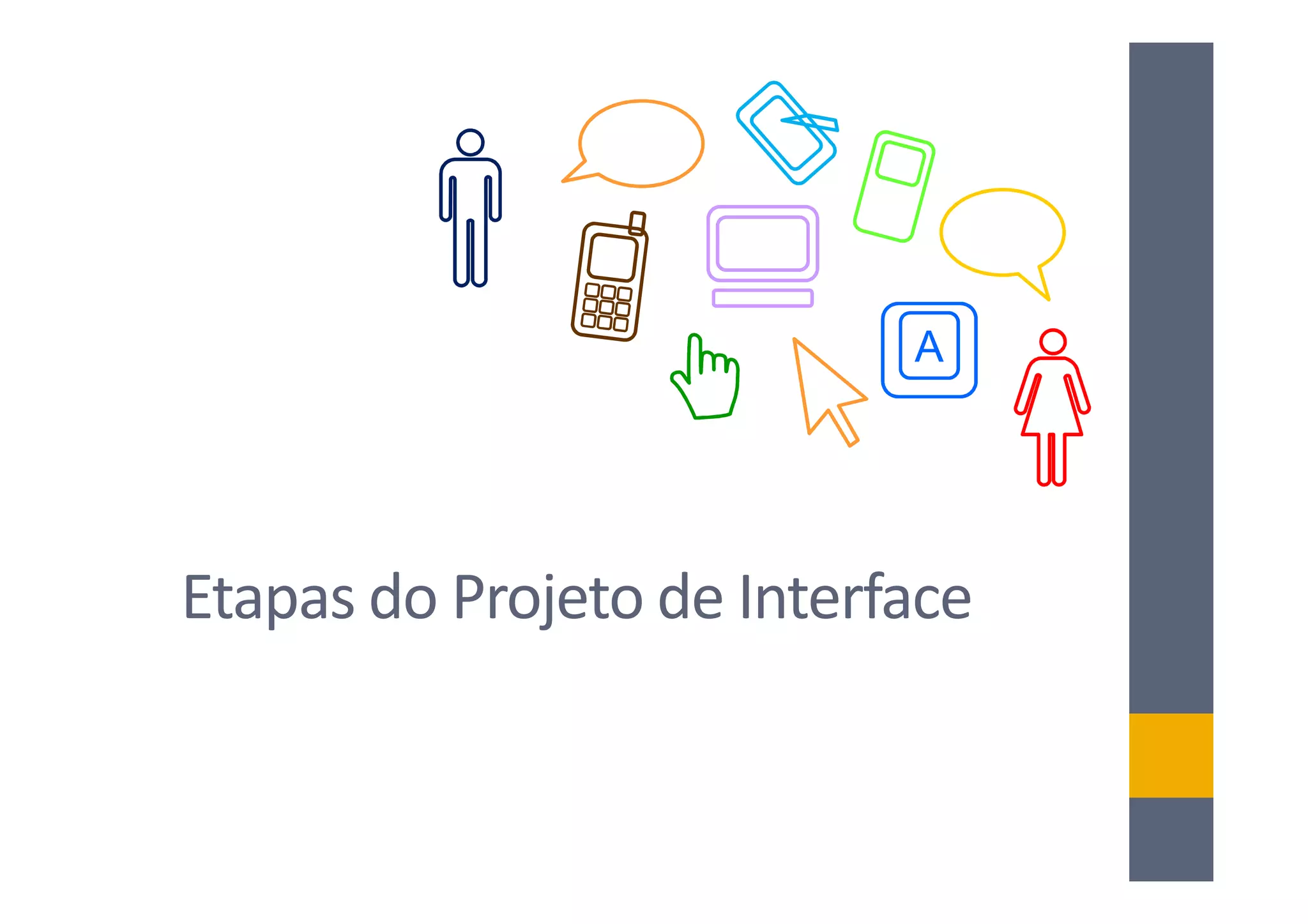 A




Etapas do Projeto de Interface
 