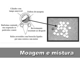 Moagem e misturaMoagem e mistura
 