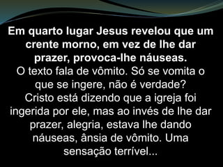 “Conheço as tuas obras”.
Há de se ressaltar que não se
detecta nas palavras de Cristo
uma condenação de sua parte
em relação as obras de Sardes
como um todo.
...
 