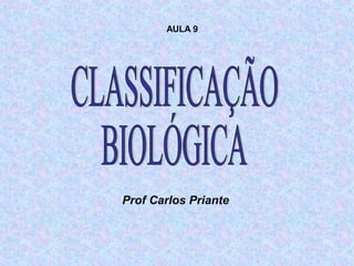 Prof Carlos Priante
AULA 9
 