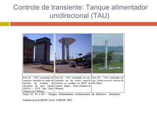 Controle de transiente: Tanque alimentador
unidirecional (TAU)
 