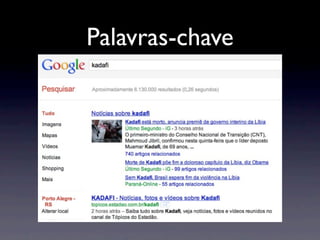 Palavras-chave
 