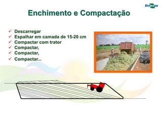 Enchimento e Compactação
 Descarregar
 Espalhar em camada de 15-20 cm
 Compactar com trator
 Compactar,
 Compactar,
 Compactar...
 