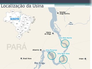 Localização da Usina

 