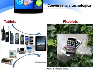 Tablets Phablets
Convergência tecnológica
 