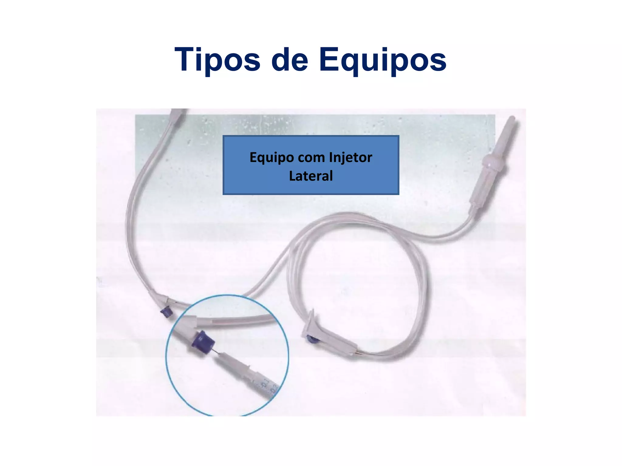 Tipos de Equipos
Equipo com Injetor
Lateral
 