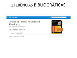 REFERÊNCIAS BIBLIOGRÁFICAS
 