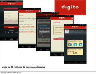 mais de 10 milhões de contatos alterados

domingo, 21 de outubro de 12
 