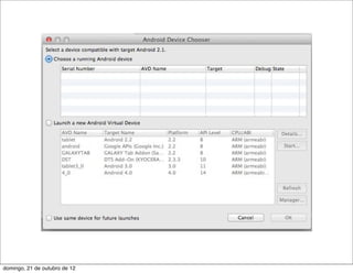 domingo, 21 de outubro de 12
 