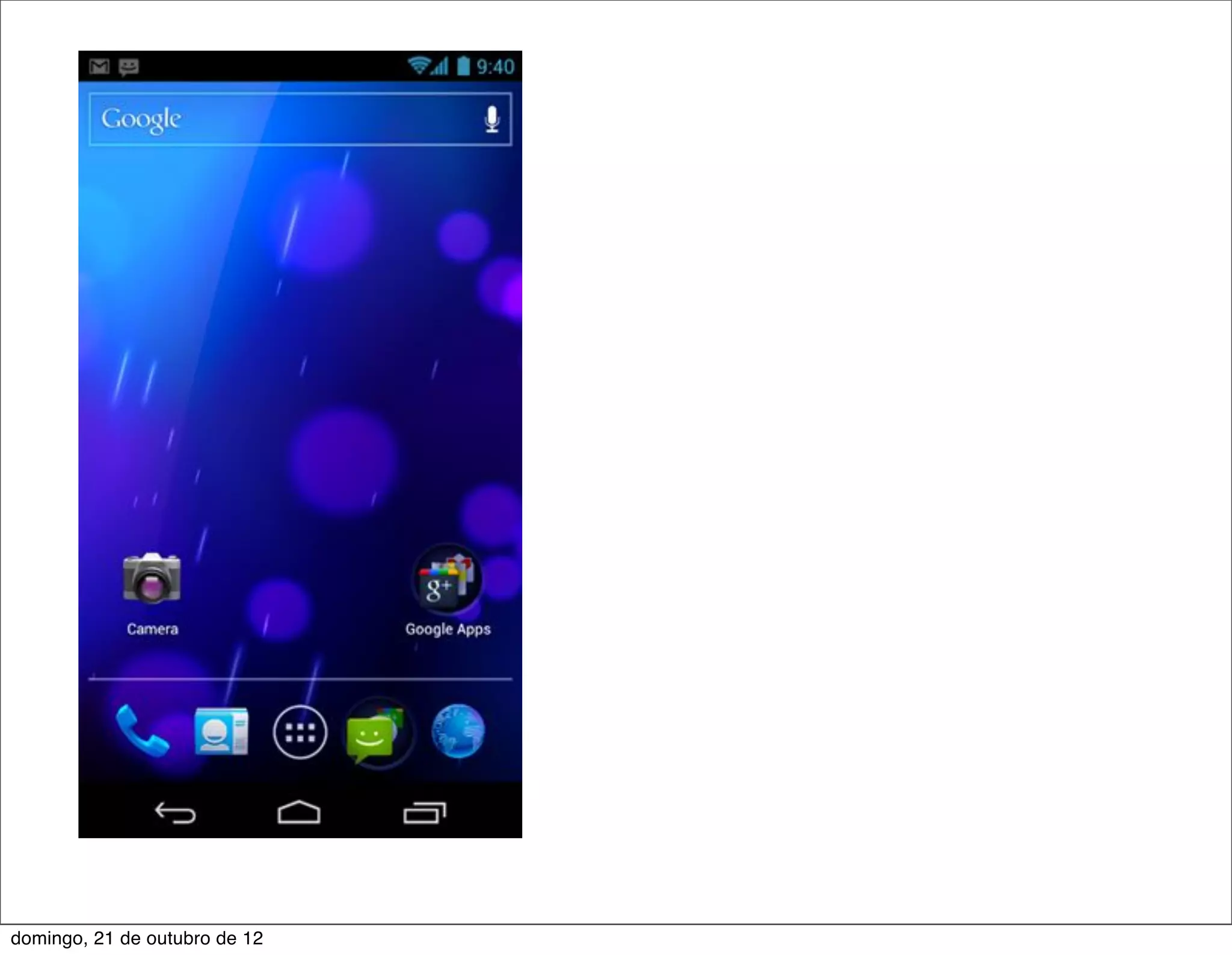 domingo, 21 de outubro de 12
 