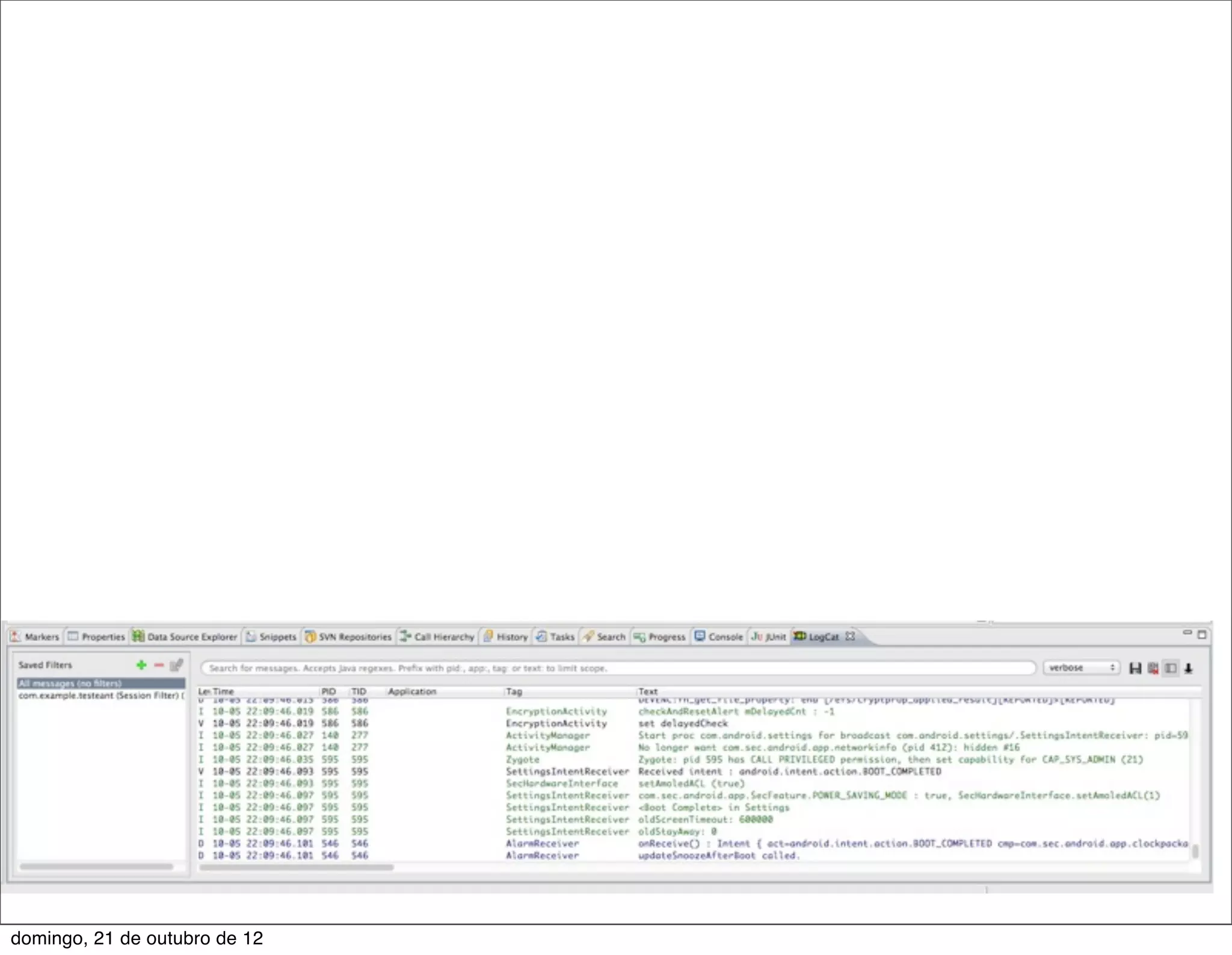 domingo, 21 de outubro de 12
 