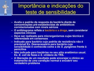Isolado cuja susceptibilidade não é preditiva
