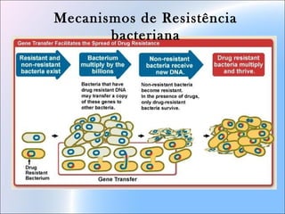 Mecanismos de Resistência
bacteriana
 
