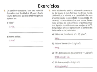 Exercícios
 