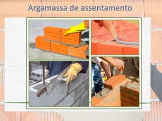 Argamassa de assentamento
 