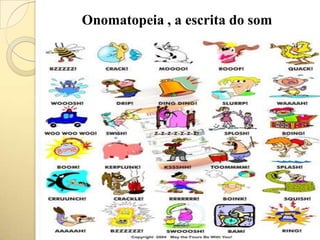 Onomatopeia , a escrita do som
 