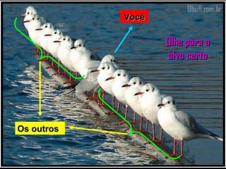 Você

                   Olhe para o
                   alvo certo




Os outros
 