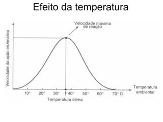 Efeito da temperatura
 