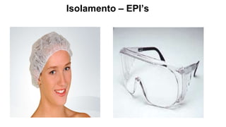 Isolamento – EPI’s
 