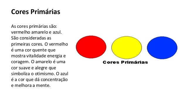 Aula básica sobre as cores