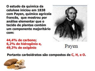 Classificação
• São classificados de acordo com a
quantidade de átomos de carbono (C) em:
MONOSSACARÍDEOS
OLIGOSSACARÍDEOS
POLISSACARÍDEOS
 