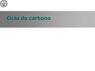 Ciclo do carbono
 