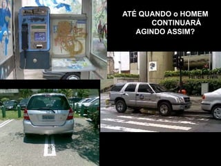 Silvia Del Ciel
ATÉ QUANDO o HOMEM
CONTINUARÁ
AGINDO ASSIM?
 