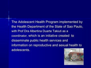 Programa Saude do Adolescente | PPT