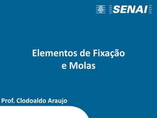 Elementos de Fixação
e Molas
Prof. Clodoaldo Araujo
 
